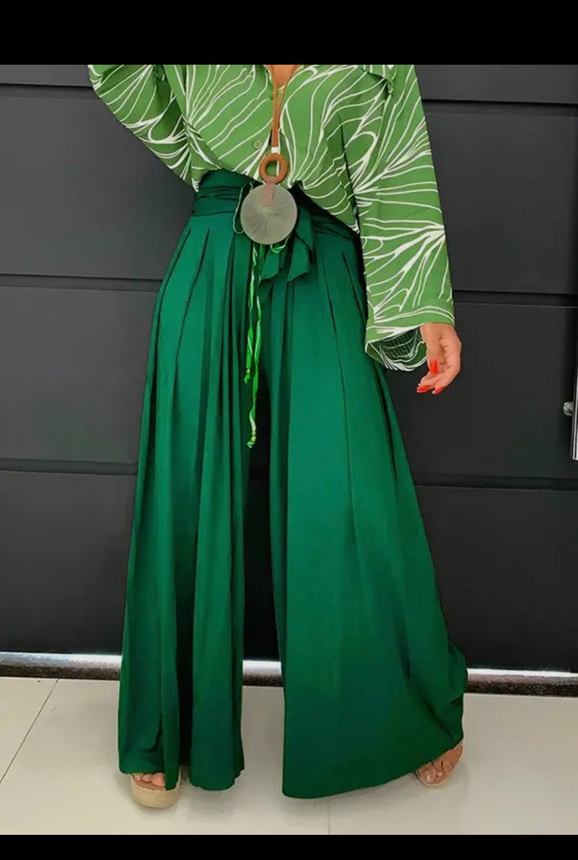 Green Pleat