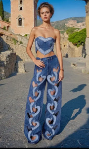 Denim Hearts