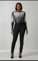 Load image into Gallery viewer, "Silver Accent Mesh Top
